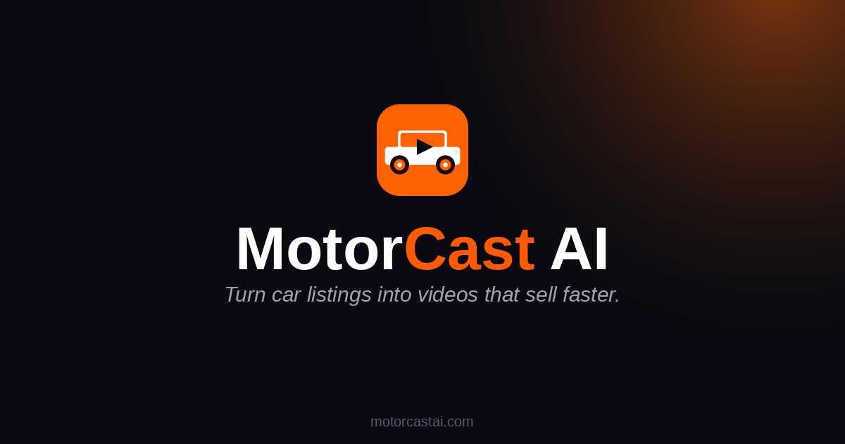 MotorCast AI for dealers